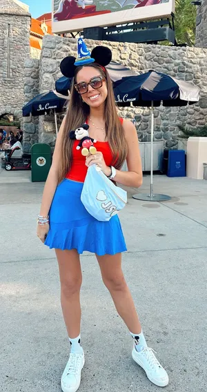 Amazon Blue Athletic Skirt with Shorts thumbnail 1