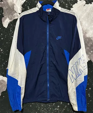 Nike Colorblock Spellout Sleeve Windbreaker Jacket thumbnail 1