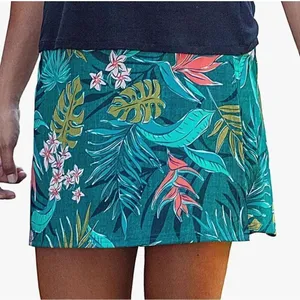 RipSkirt Hawaii Tropical Floral Hawaiian Wrap Swim Cover-Up Mini Skirt XL thumbnail 1