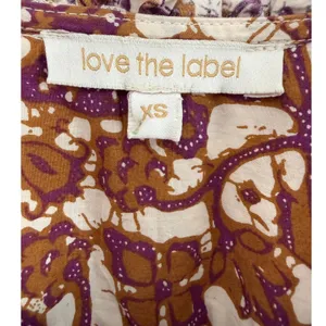 Anthropologie Love The Label Mabel‎ Khaki Puff Sleeve Mini Dress Size XS NWOT thumbnail 7