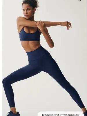 Alo Airlift legging 7/8 - Navy - XXS thumbnail 1