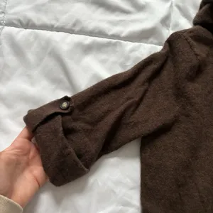 Vintage 80s 90s‎ Womens Size Medium Brown Wool Knit Sweater Holiday Fall Autumn thumbnail 2