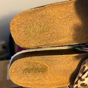 Aerie Leopard Print Cork Knot Slide Sandals thumbnail 7