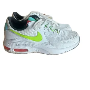 Nike White Air Max Excee CW5606-100 Lace Up Shoes Women’s sz. 7 Orange Blue Gr. thumbnail 2