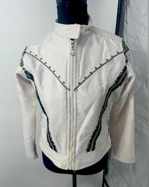 biker USA DESIGN JAGUAR PRINT size‎ s White Size 4 thumbnail 1