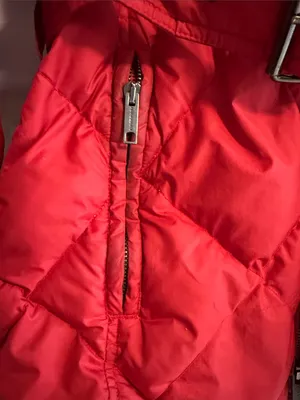 Burberry London Women’s XS Red Hooded Puffer Jacket Belted Double Zip thumbnail 6