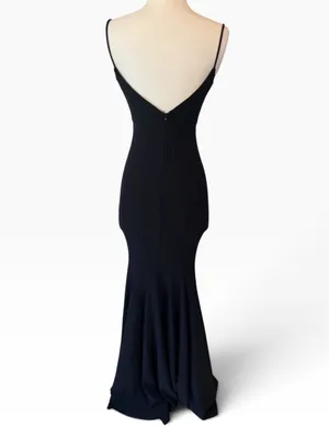 Betsy & Adam Black evening gown thumbnail 12