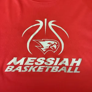 Badger Sport Coral Pink Orange Messiah Basketball Athletic Long Sleeve Top * L thumbnail 2