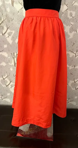 Red Old Navy “occasion” skirt thumbnail 1