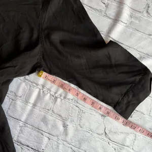 Woman Within Blouse Black 18/20 Large Top Shirt thumbnail 11