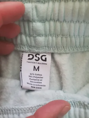 DSG Pale Blue Pull-On Casual Shorts Size Medium Sweatshirt Matetial Very Soft thumbnail 2
