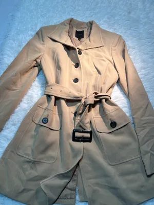 The Limited Tan Trench Coat with Buckle belt Size XS thumbnail 1