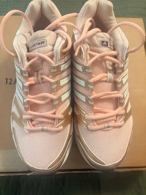 Adidas Adistar Controls Blush Pink and Gold - Size 7.5 thumbnail 1