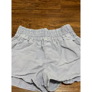 NEW Aerie Shorts Size XS Blue Chambray Elastic Waist Comfort Casual With Pockets thumbnail 2