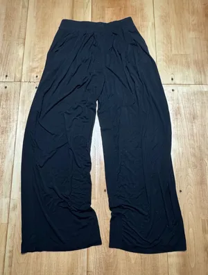 Charlotte Avery Womens Black Wide Leg Palazzo Pants Size S Rayon Spandex thumbnail 1