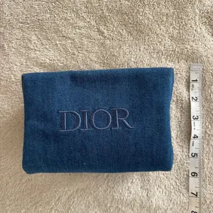 Dior Toiletry Bag in Blue denim thumbnail 4