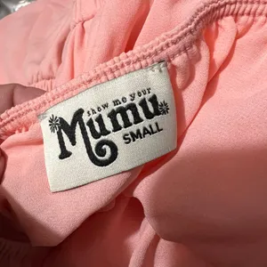 Show Me Your Mumu SMYM Heather halter maxi dress - Frosty Pink Chiffon NEW SMALL thumbnail 3