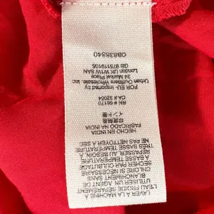 Free People‎ Mia Embroidered Mini Dress Large Red Floral Boho Gauzy Flawy thumbnail 7