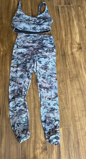 Lululemon Align Forest print leggings and Top thumbnail 1
