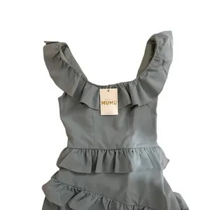 Show Me Your Mumu Greta Midi Dress dusty blue size XS thumbnail 2
