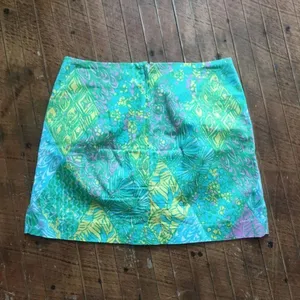 Lilly Pulitzer Sun dance Marigold skort with lace placket thumbnail 2