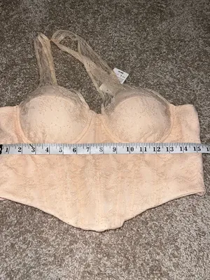 Windsor Pale Yellow Lace Asymmetric Bustier thumbnail 4