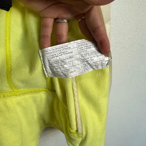 Lululemon Yellow Cream Down Ski Jacket Sz 6 Hooded Water Resistant Luxe Warm thumbnail 12