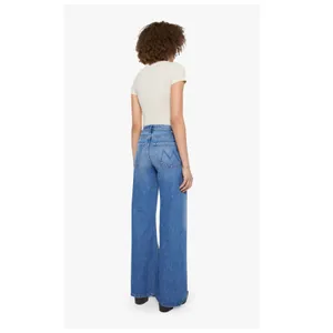 MOTHER Lil Lemon Twist Sneak High Waist Wide Leg Jeans Size 28 thumbnail 3