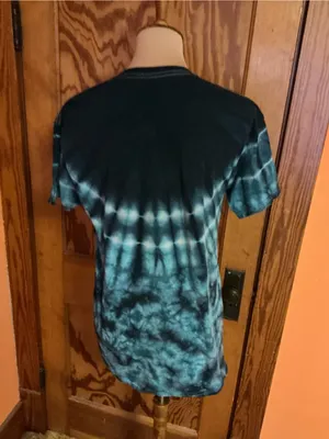 Grateful Dead Dancing Skeletons Tie Dye Tee Rainbow Skeleton Graphic Shirt thumbnail 8
