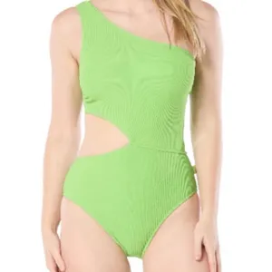Cyn & Luca One-Shoulder Side-Cutout Swimsuit pink purple black new with tags thumbnail 7
