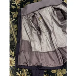 North Face DryVent Purple Yellow Hooded Rain Jacket M Hiking Camping Gorpcore thumbnail 13