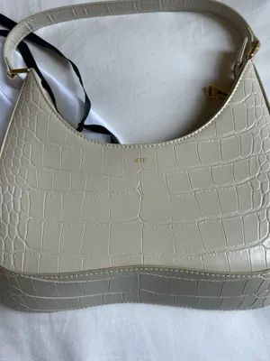 JW Pei Bag Shoulder White Croc thumbnail 2