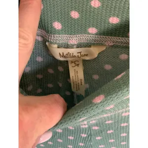 Matilda Jane‎ Women's Polka Dotted Waffle Pajamas size small thumbnail 6