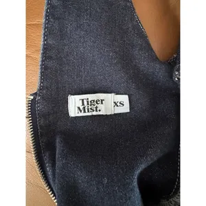 Tiger Mist Blue Denim Square Neck Sleeveless Sheath Mini Dress Size XS thumbnail 7