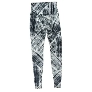 Lululemon Wunder Under Heat Wave White Black Mid Rise Athletic Leggings size S thumbnail 3
