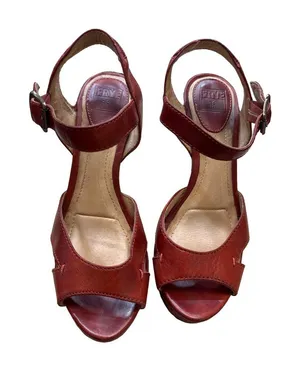 Frye women’s brown shoes/heels/pumps Samantha edition Authentic size 7M SKU 2829 thumbnail 1