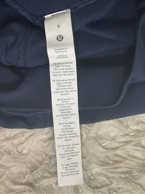 lululemon athletica Navy Women’s High-Waist Joggers with Subtle Logo Size 4 thumbnail 8