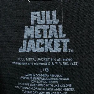 Stanley Kubrick's Full Metal Jacket Show Me Your War Face T-Shirt Size Large thumbnail 4