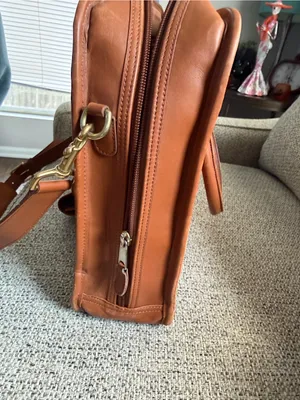 Vintage 1996 Coach 5181 Brown Leather Briefcase Messenger Bag thumbnail 6