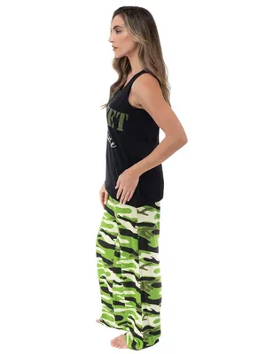 NWT Just Love Sleepwear Tank and Pajama Pants Set 92278971 Camouflage Black M thumbnail 3