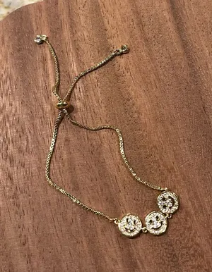 Happy face bracelet  thumbnail 1