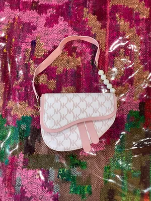 Elegant Pink Crossbody Bag White Size undefined thumbnail 7
