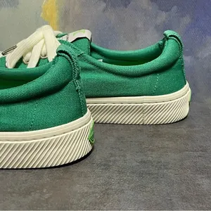 Cariuma Green Canvas OCA Low Cut Women's Sneakers Size 8M thumbnail 12
