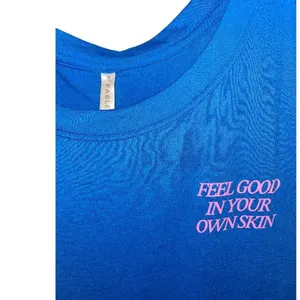 Fabletics Cropped Feel Good...Mantra Muscle Tank Electric Blue size 3X NEW thumbnail 3
