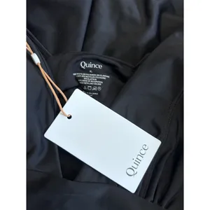 NWT Quince Black Italian Plunge One-Piece Swimsuit Sz XL thumbnail 5