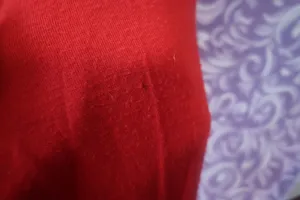 Victoria's Secret modal blend bow pj pajamas button down top with pocket Christmas long sleeve in red size large. thumbnail 6