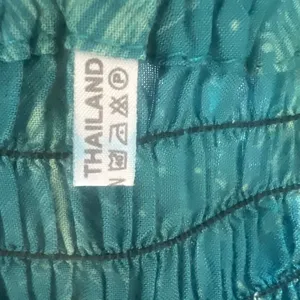 Teal Wide-Leg Pants hippie festival pant thumbnail 3