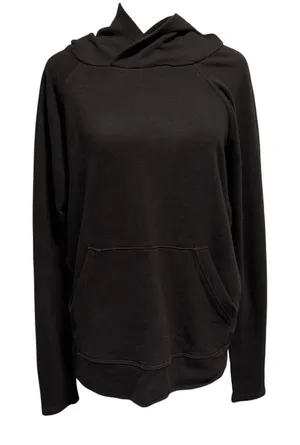 🌻 2/$20 OLIK Size L Hoodie Hooded Sweatshirt Black Athletic Athleisure Unisex thumbnail 1