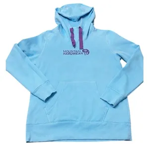 Mountain Hardwear Women’s Fleece Lined Hoodie Blue Purple Logo Med Cozy Gorpcore thumbnail 1