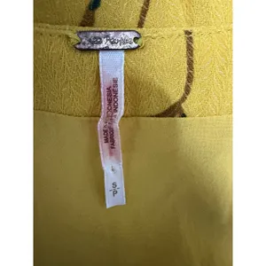 Free‎ People Lost In You Floral Midi Dress Yellow Women's Size Small thumbnail 10